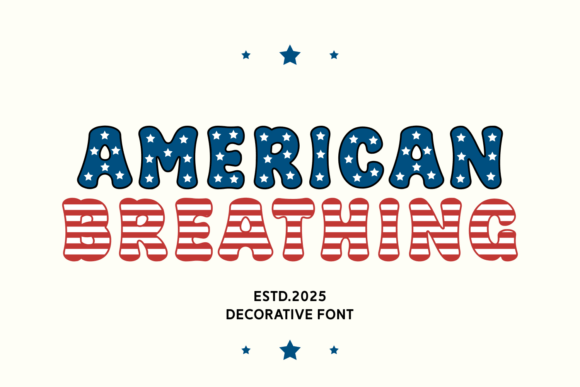 American Breathing Font for Branding