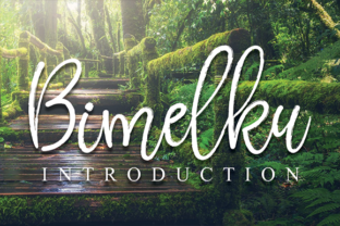 Bimelku: A Handwritten Font for Bold Branding