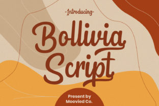 Bollivia: A Handwritten Font for Web Design