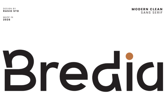 Bredia: The Modern Sans Serif Font for Crafters