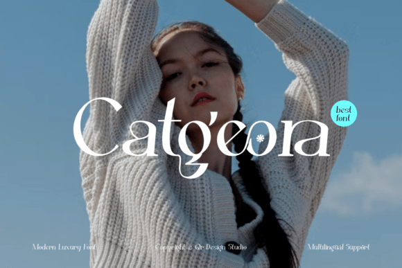 Catgeora: A Serif Typeface for Editorial Design