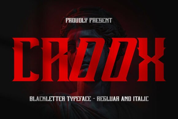 Croox: A Blackletter Typeface for Modern Editorial Design
