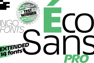 Éco Sans Pro Extended: A Bold Typeface for Clear Campaigns