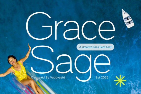 Grace Sage: A Refined Sans Serif Font for Editorial Design