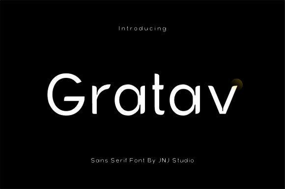Gratav: A Modern Sans Serif Typeface for Brand Clarity