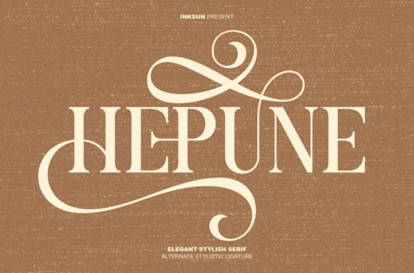 Hepune: A Premium Serif Font for Editorial Design