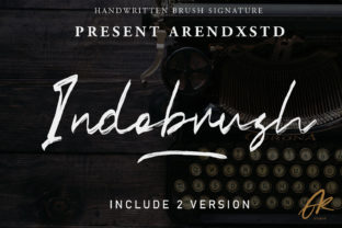 Indobrush: A Handwritten Font for Authentic Branding