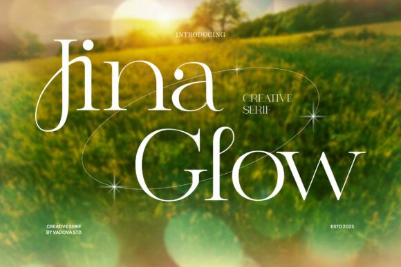 Jina Glow: A Modern Serif Font for Digital Design