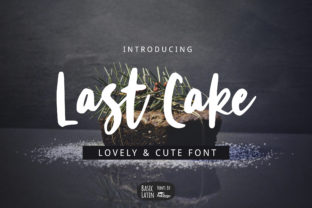 Last Cake Font: A Handwritten Typeface for Makers