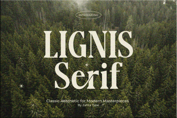 Lignis: A Serif Typeface for Warm Branding