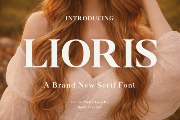 Lioris: A Refined Serif Typeface for Digital Design