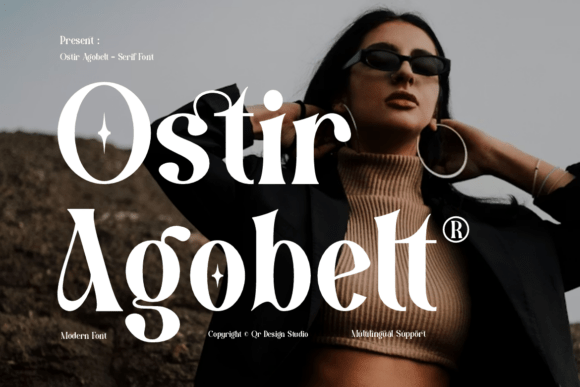 Ostir Agobelt: A Modern Serif Font for Web Design
