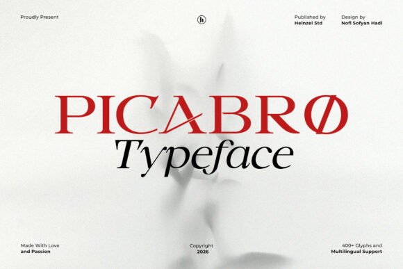 Picabro Serif: A Typeface for Modern Editorial Design