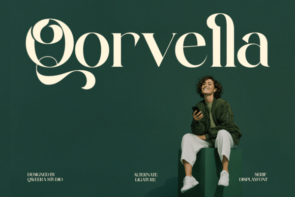 Qorvella: A Premium Serif Font for Crafters