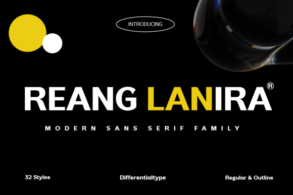 Reang Lanira: The Modern Sans Serif Font for Crafters