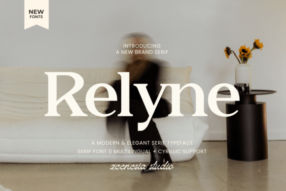 Relyne: The Elegant Serif Font for Crafters