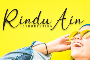 Rindu Ain: A Handwritten Font for Modern Web Design