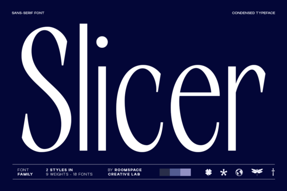 Slicer: A Modern Sans Serif Font for Sharp Branding