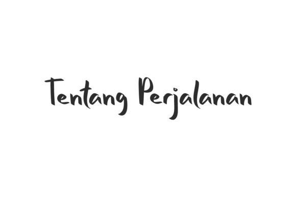 Tentang Perjalanan: A Friendly Script Font for Branding