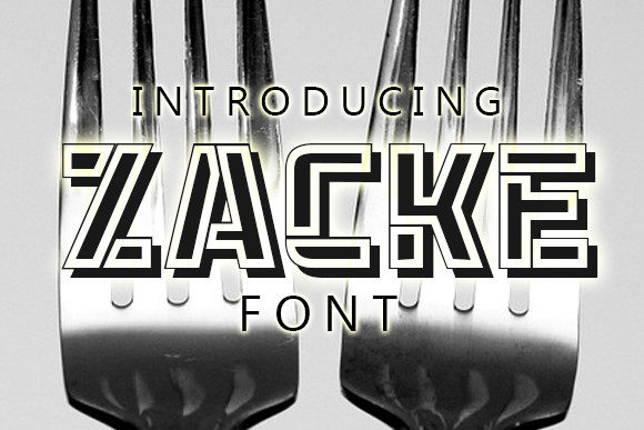 Zacke: A Bold Display Font for Editorial Impact